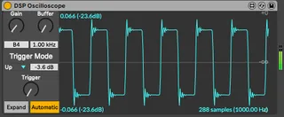 DSP Oscilloscope screenshot