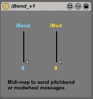 iBend and iMod - pitchbend -modwheel replacement screenshot