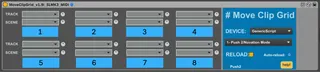 Move Clip Grid  - Launchpad - Push - move red box screenshot