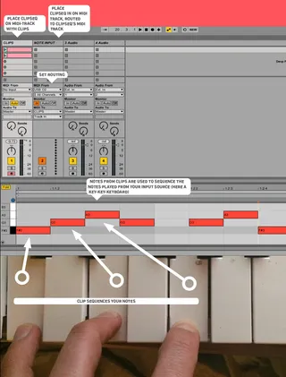 CLIP SEQUENCER - sequence notes via clips screenshot