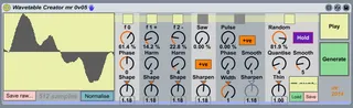 Wavetable Creator 512 samples screenshot