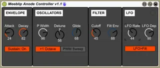 Meeblip Anode Controller screenshot