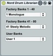 Nord Drum Librarian screenshot