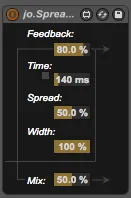 jo.Spread Delay screenshot