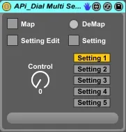 API Dial Multi Setting screenshot