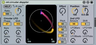 Circular Doppler screenshot