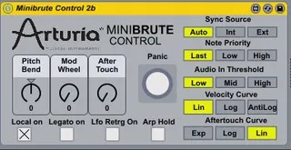 MiniBrute Control screenshot