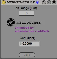 Microtuner screenshot