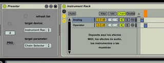 Preseter screenshot