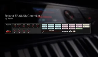 Roland FA 06-08 Control screenshot