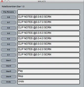 NoteScrambler screenshot