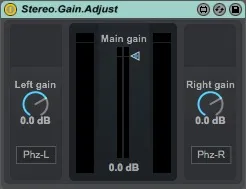 Stereo Gain Adjust screenshot