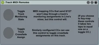 Track MIDI Remotes screenshot