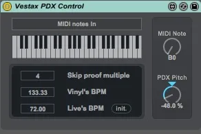 Vestax PDX Control screenshot
