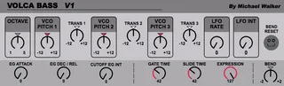 Korg Volca Bass By Michael Walker screenshot