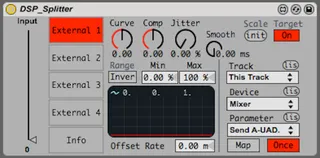 DSP Control Splitter screenshot
