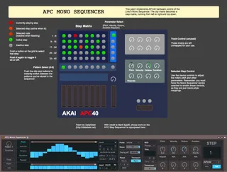 APC Mono Sequencer screenshot