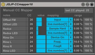 Manual CC Mapper screenshot