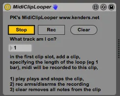 Midi Clip Looper screenshot