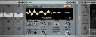 Microdrum screenshot