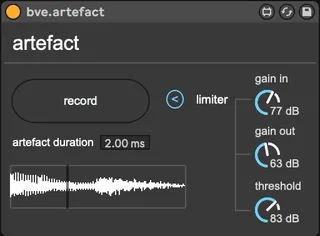bve.artefact screenshot