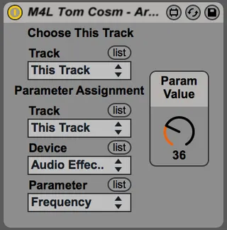 Armed Track Parameter Gate screenshot