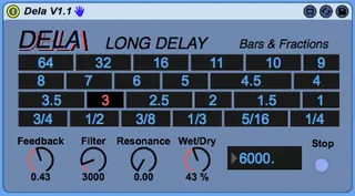 Dela Long Delay screenshot