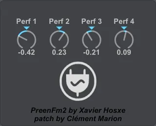 PreenFM2 - Performance screenshot