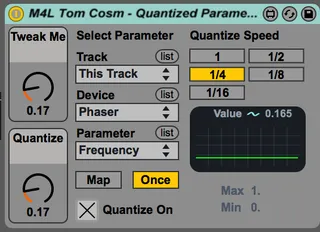 Quantized Parameter Automator screenshot