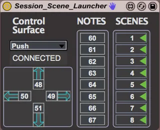 SessionSceneLauncher screenshot