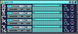 sqncr x screenshot
