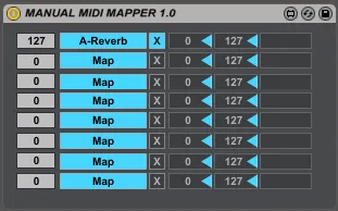 Manual MIDI Mapper screenshot