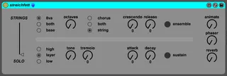 Waldorf Streichfett Control screenshot