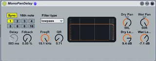 Mono Pan Delay screenshot