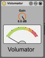 Volumator.amxd screenshot