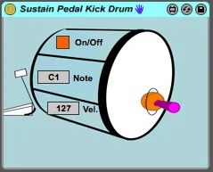 Sustain Pedal Kick Drum screenshot