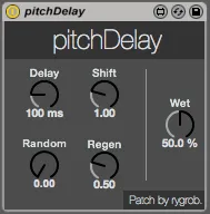 pitchDelay screenshot