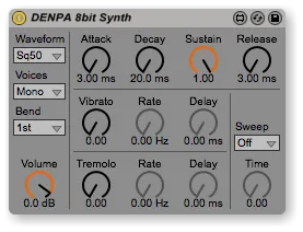 DENPA 8bit Synth screenshot
