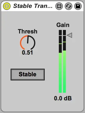 Stable Transient Separation screenshot