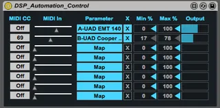 DSP Automation Control screenshot