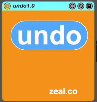 Undo screenshot