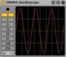 DENPA Oscilloscope screenshot