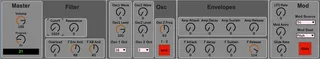 Moog Little Phatty Editor screenshot
