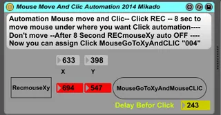 Mouse Move And Clic Automation V2- 2015 Mikado screenshot