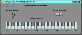 TransposerRT - Sender screenshot