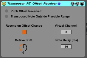 TransposerRT - Receiver screenshot