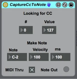 Capture CC to Note screenshot