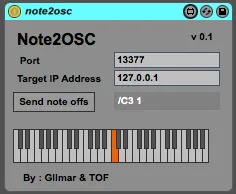Note2OSC screenshot