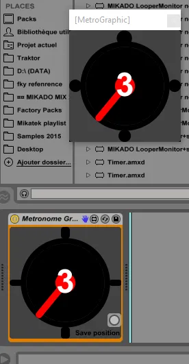 Mikado -Metronome Graphic  visuel screenshot
