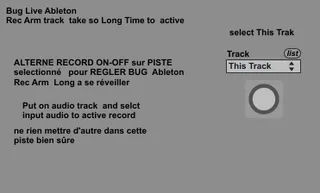 Mikado- Bug Ableton - Rec So so  Long to active screenshot